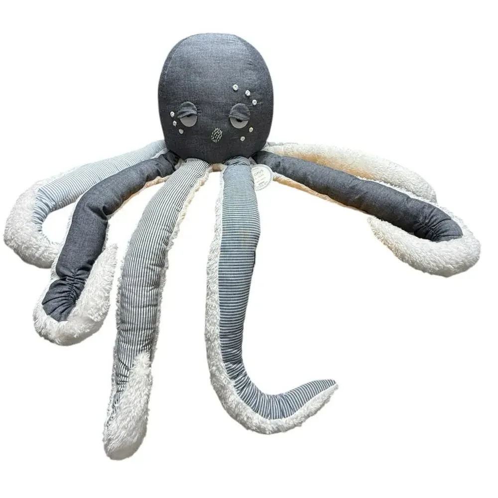 Brand New With Tags Pottery Barn Octopus Plush Stuffed Animal Kid Sea Life Ocean